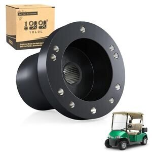 10L0L Black Golf Cart Steering Wheel Adapter for EZGO RXV TXT Valor Marathon
